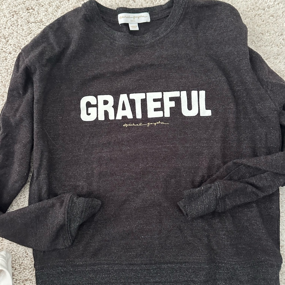 Cozy spiritual gangster sweatshirt - size small